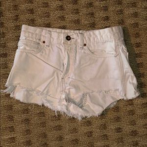 Free people denim shorts